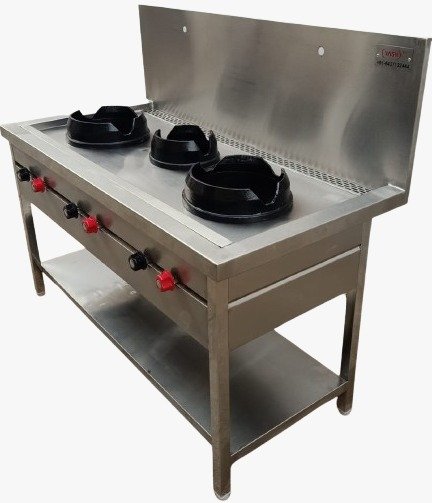 Chinese Cooking Range Three Burner