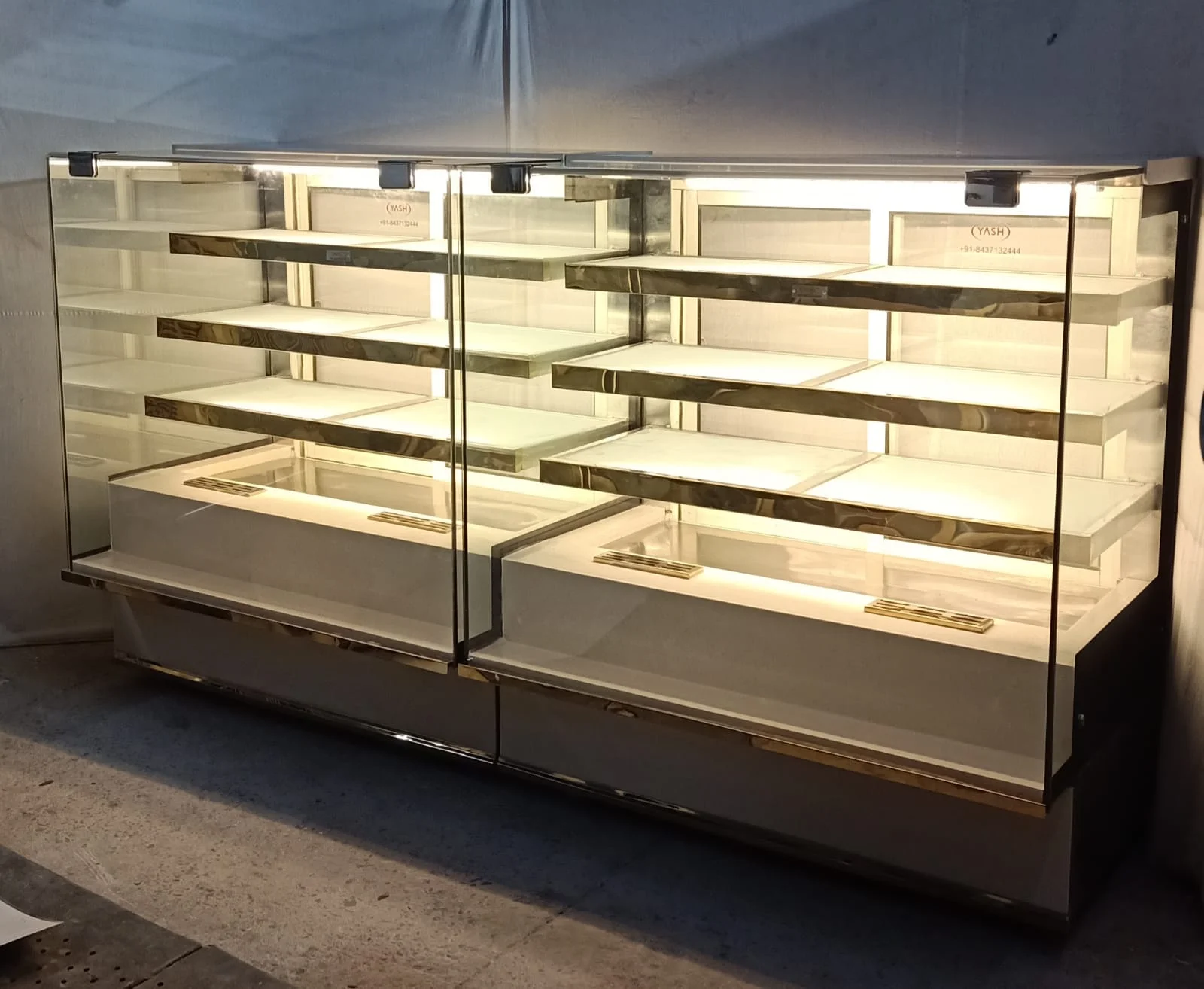 Front Open Display Counter